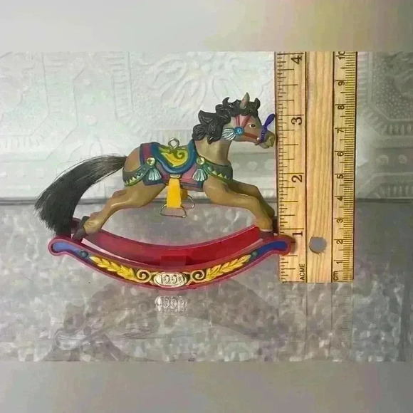 1999 Hallmark Keepsake Ornaments, Rocking Horse  Collectors Series - Picture 6 of 6
